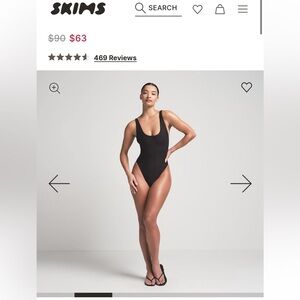 SKIMS Scoop Neck One Piece